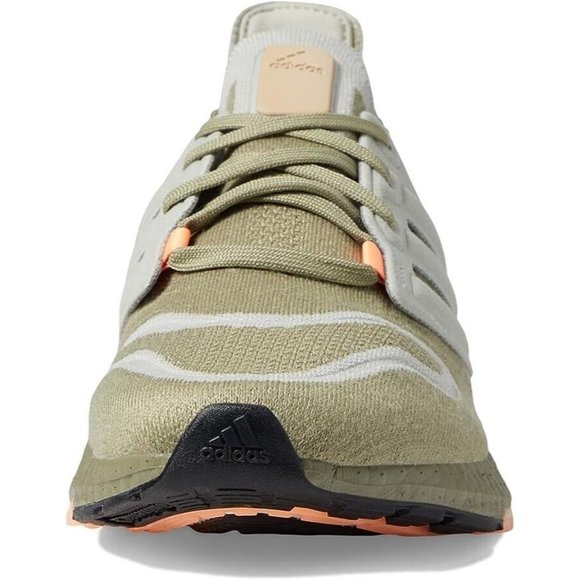 adidas Ultraboost 22 Men's Shoes GX9140 Orbit Green Gray Orange New in Box - Picture 4 of 5